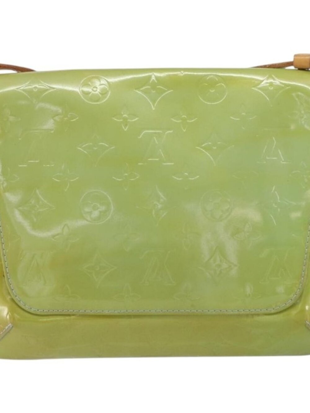 Authentic LOUIS VUITTON Vernis Thompson Street Shoulder Bag Baby Blue M91009 - Picture 10 of 16